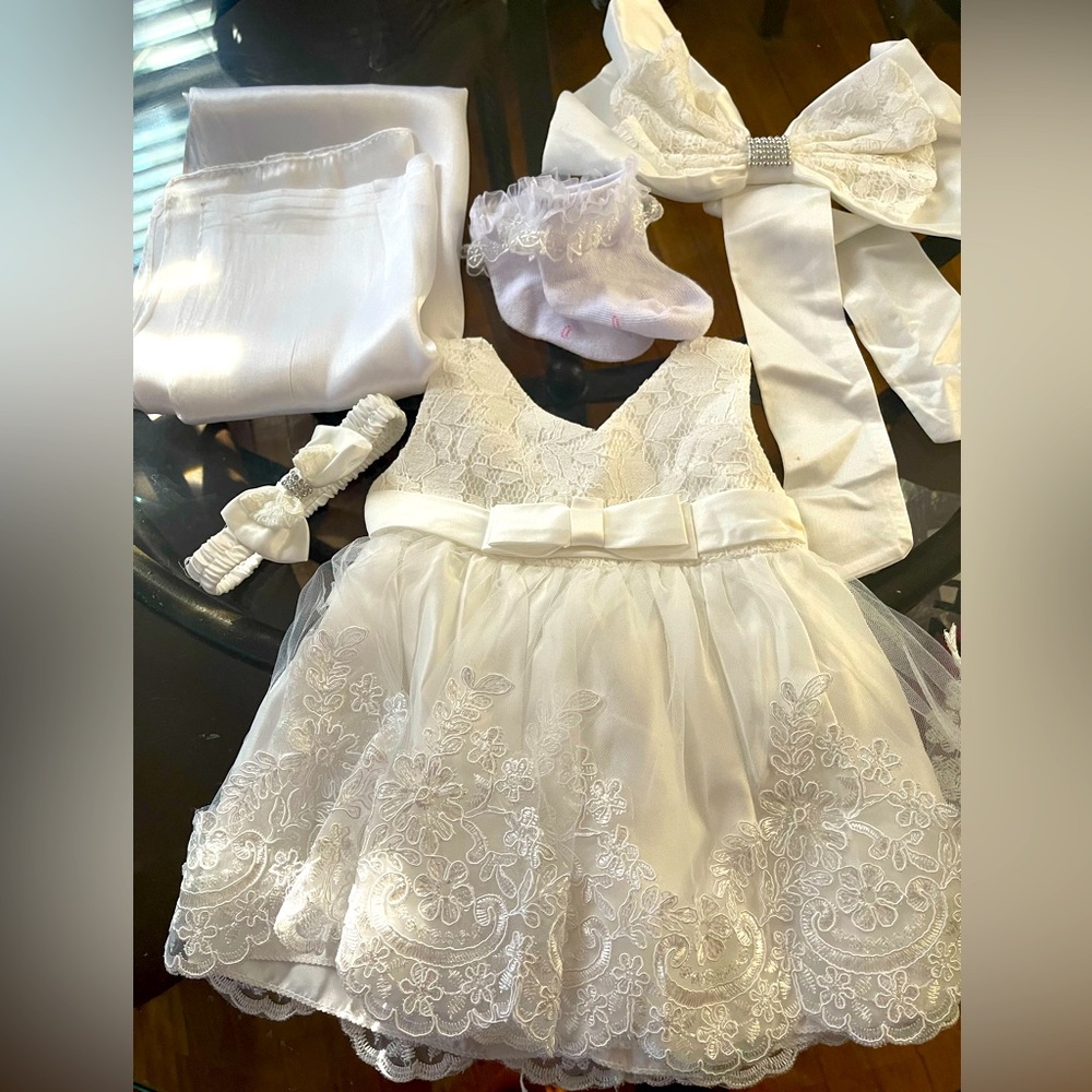 Baby christening dress